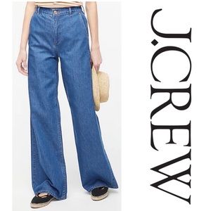 J.Crew High-Rise Drapey Trouser Jean Style #AY973 SIZE 26 AND 27 AVAILABLE
